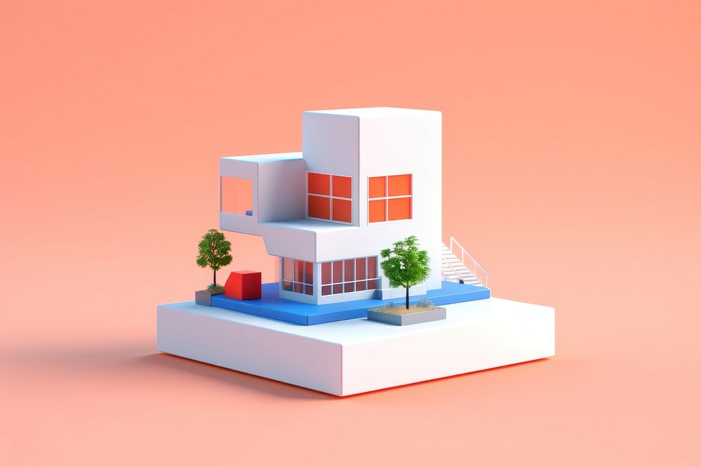 Real estate architecture building plant. AI generated Image by rawpixel.