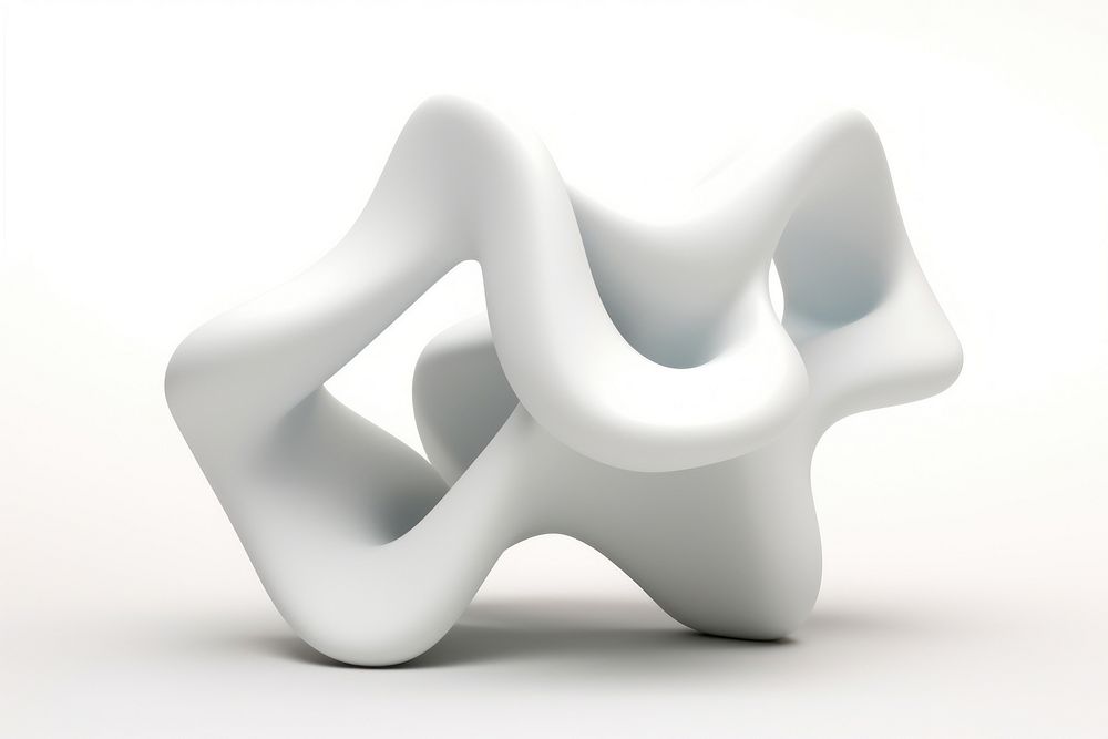Abstract shape white simplicity creativity. AI generated Image by rawpixel.