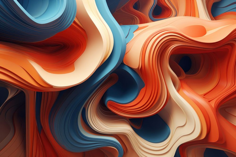 Abstract shapes backgrounds pattern art. AI generated Image by rawpixel.