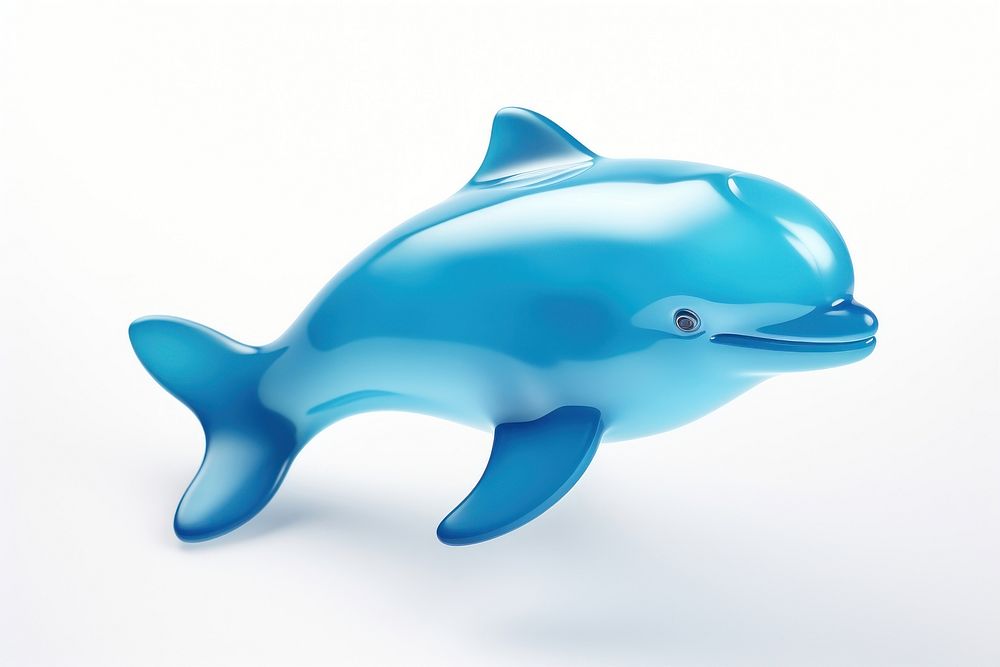 Cute dolphin animal mammal fish. AI generated Image by rawpixel.