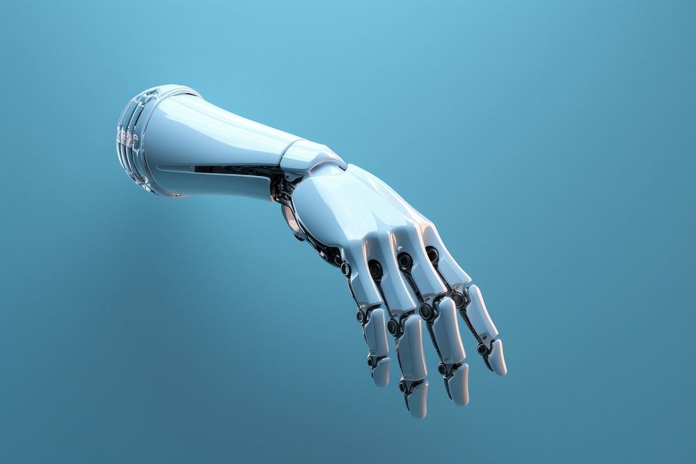 3d robot hand industry technology appliance clothing. AI generated Image by rawpixel.