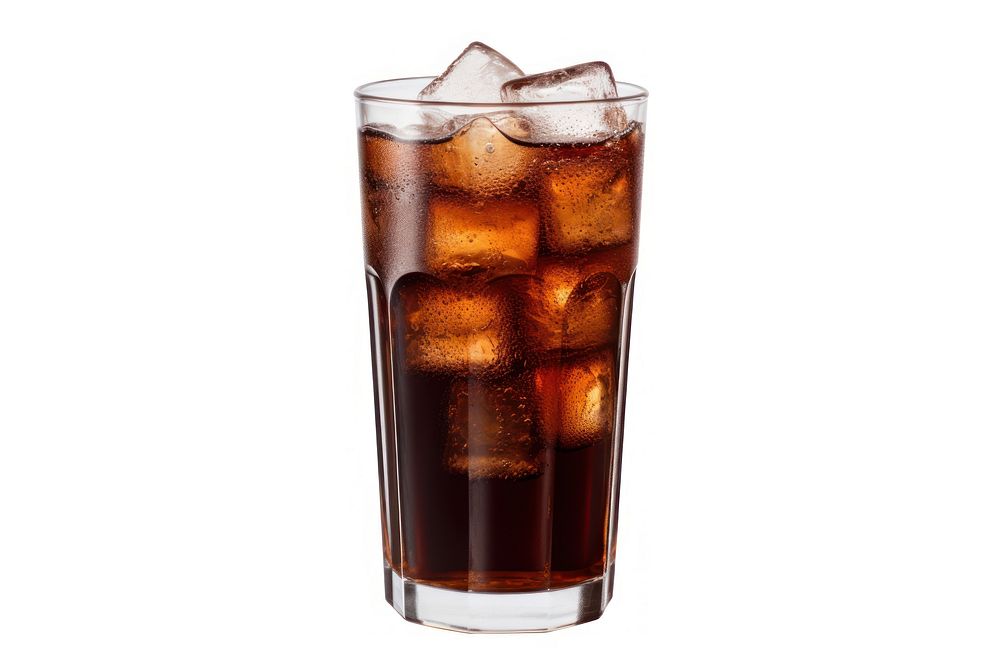 Cola glass cocktail drink. AI generated Image by rawpixel.