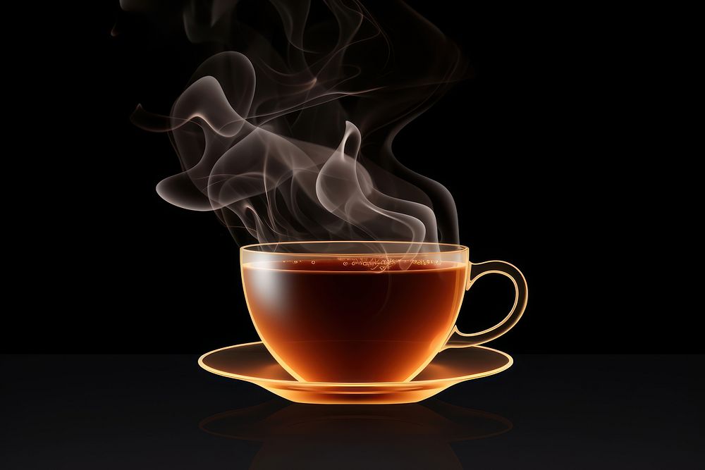 Smoke coffee cup tea. AI generated Image by rawpixel.