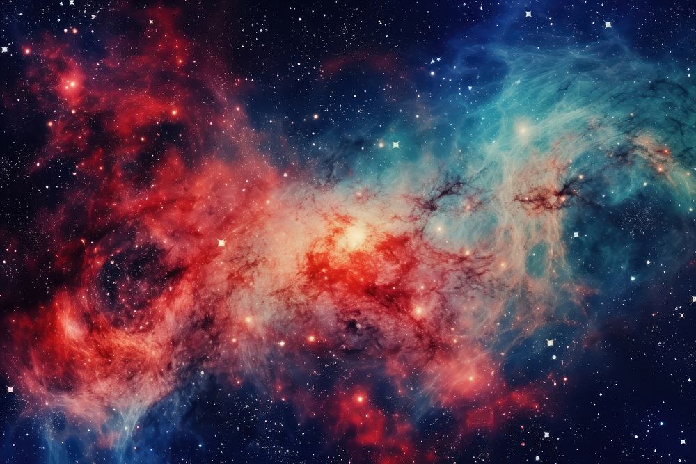 Vintage galaxy space astronomy universe. AI generated Image by rawpixel.