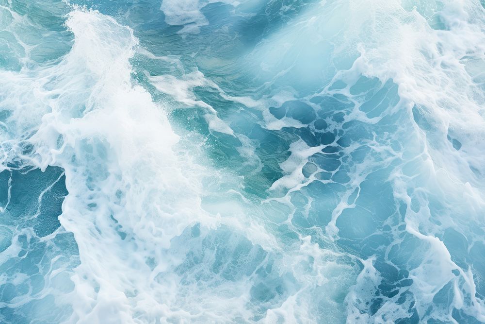 Wave outdoors nature ocean. AI generated Image by rawpixel.
