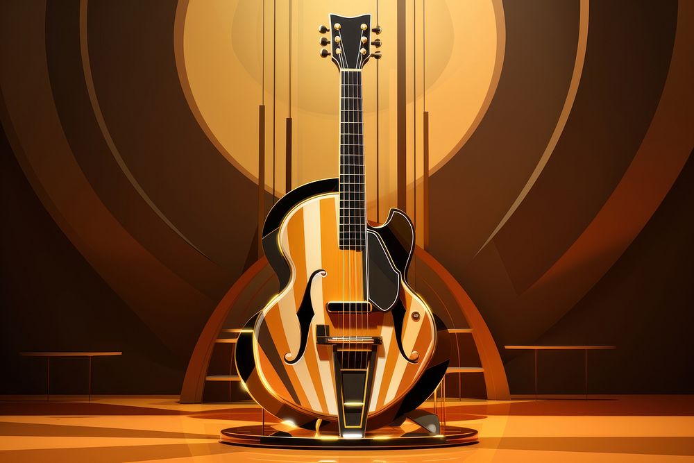 Guitar performance mandolin string. AI generated Image by rawpixel.