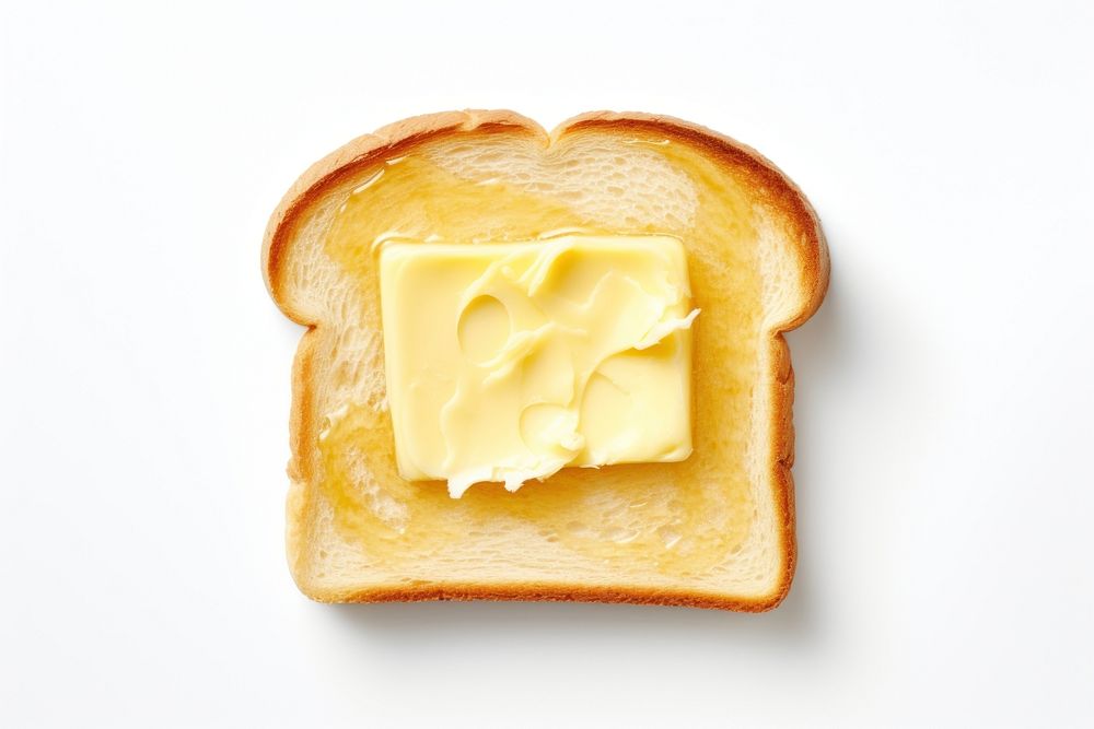 Toast butter bread food. AI generated Image by rawpixel.