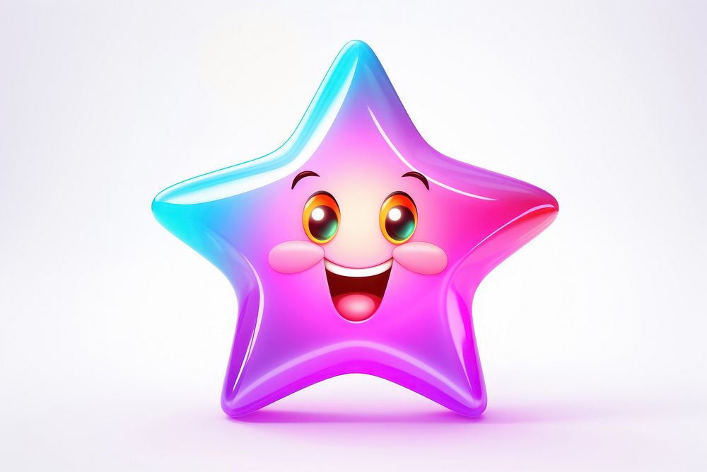 Cartoon star character celebration creativity happiness. AI generated Image by rawpixel.