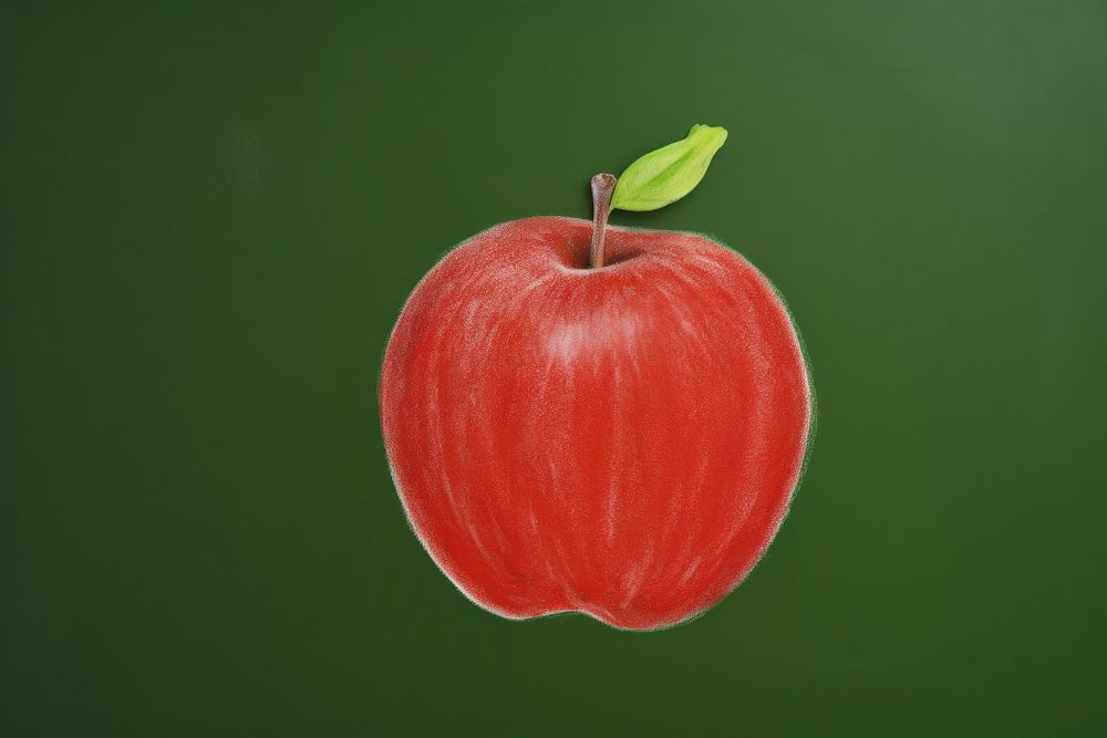 Apple fruit green board. AI generated Image by rawpixel.