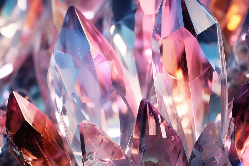 Crystal backgrounds mineral jewelry. AI generated Image by rawpixel.