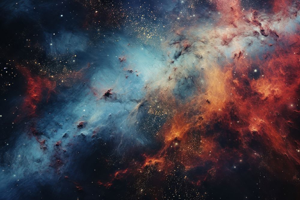 Galaxy astronomy universe nebula. AI generated Image by rawpixel.
