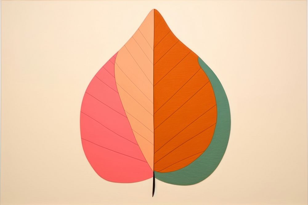 Autumn leaf plant art creativity. AI generated Image by rawpixel.