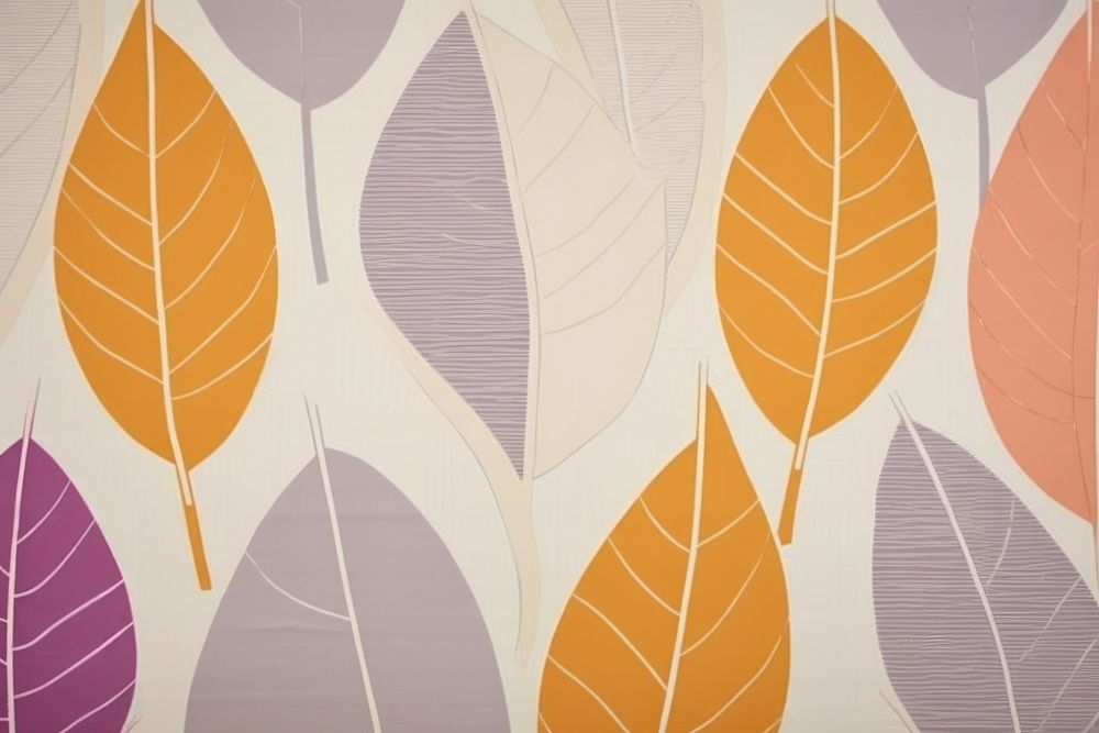 Autumn leaf backgrounds textile pattern. AI generated Image by rawpixel.