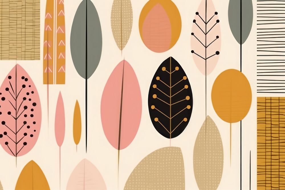Autumn backgrounds pattern textile. AI generated Image by rawpixel.
