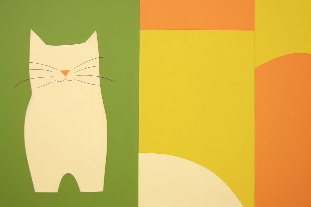 Abstract cat backgrounds animal mammal. AI generated Image by rawpixel.