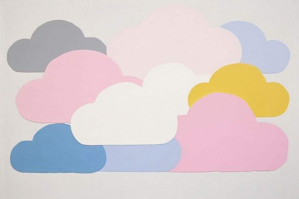 Abstract cloud backgrounds painting art. AI generated Image by rawpixel.