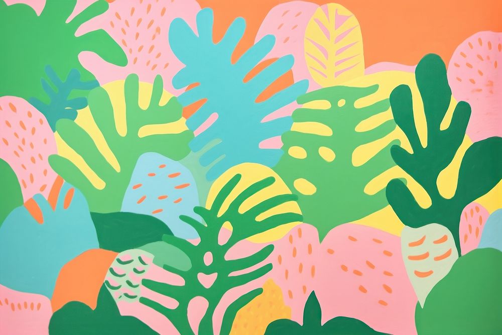 Abstract jungle backgrounds art creativity. AI generated Image by rawpixel.