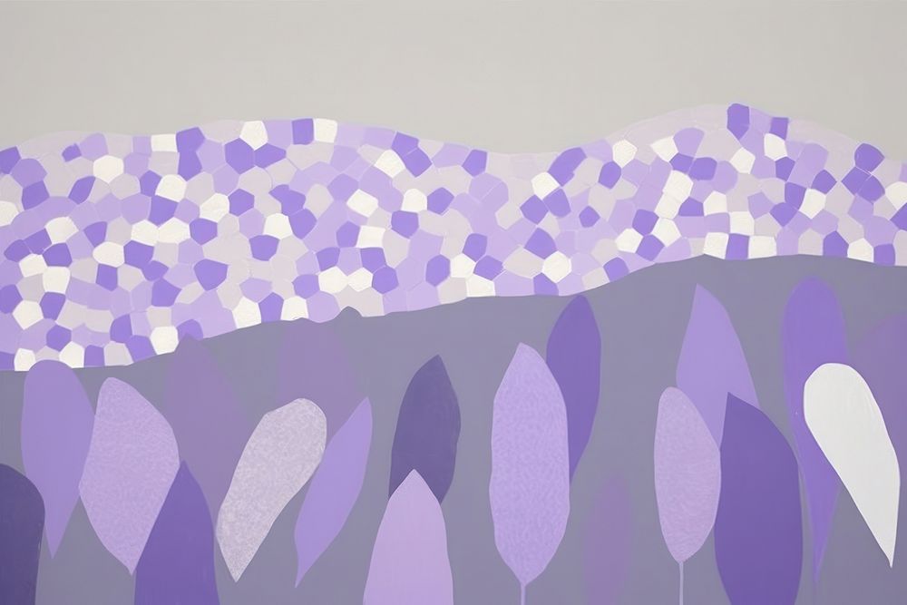 Abstract lavender field backgrounds purple plant. AI generated Image by rawpixel.