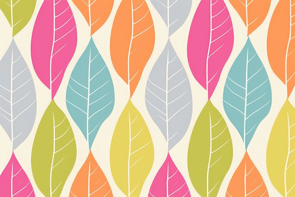 Abstract leaf backgrounds pattern textile. AI generated Image by rawpixel.