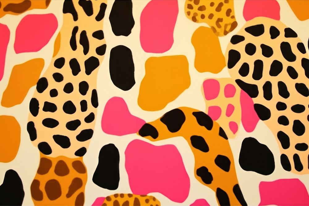 Abstract leopard print backgrounds cheetah pattern. AI generated Image by rawpixel.