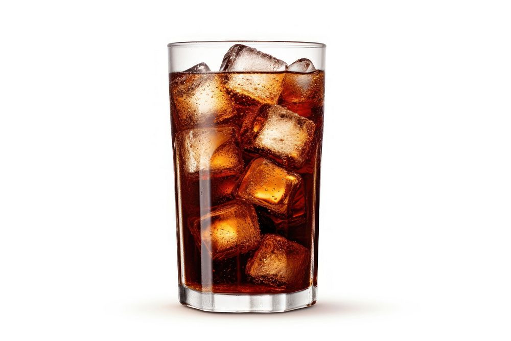 Cola glass ice cocktail. AI generated Image by rawpixel.