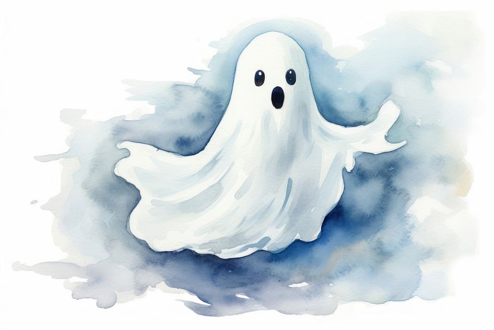 Ghost white representation creativity. AI generated Image by rawpixel.