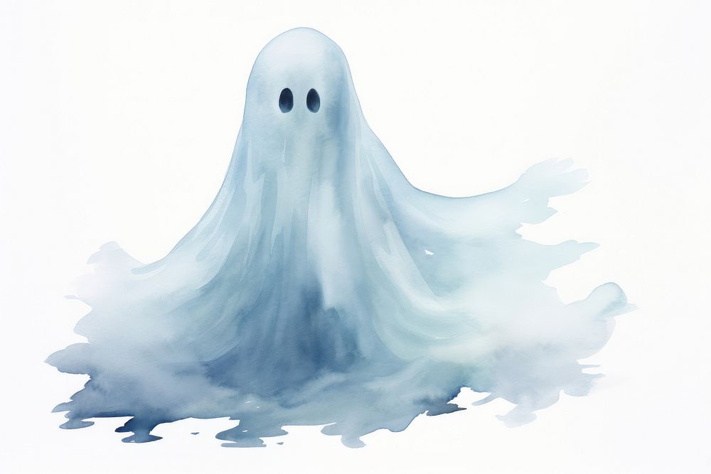 Ghost creativity outdoors cartoon. AI generated Image by rawpixel.
