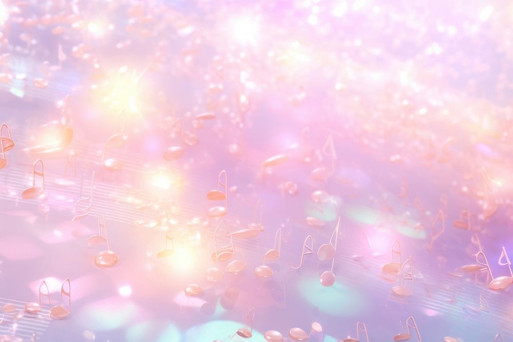 Glitter Music illuminated backgrounds celebration. AI generated Image by rawpixel.