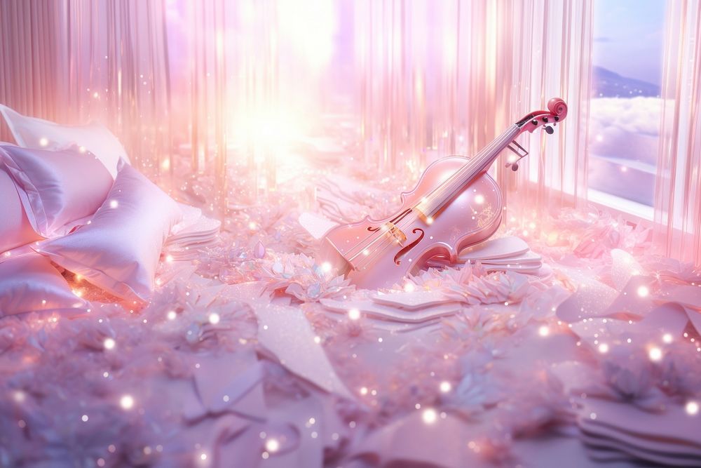 Glitter Music celebration relaxation fashion. AI generated Image by rawpixel.