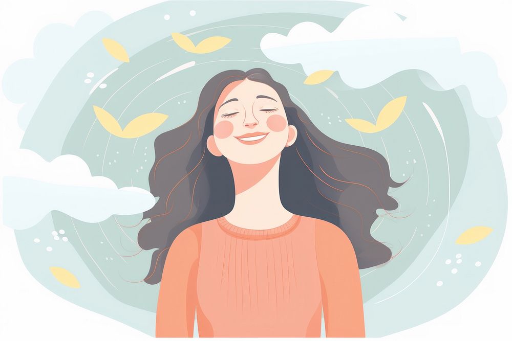 Woman laughing portrait smile. AI generated Image by rawpixel.