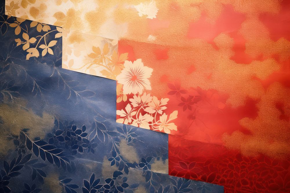 Japanese paper backgrounds creativity abstract. AI generated Image by rawpixel.