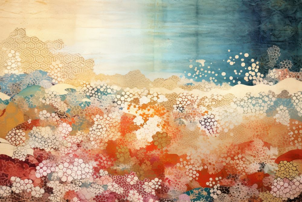 Japanese paper backgrounds painting art. AI generated Image by rawpixel.
