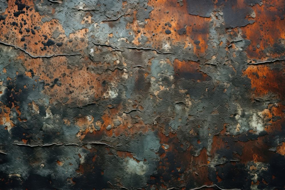 Rust texture backgrounds deterioration architecture. AI generated Image by rawpixel.