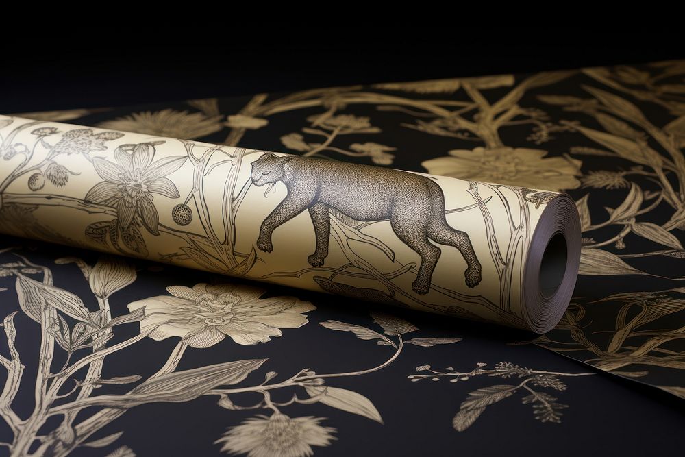 Wildflower dagger paper weaponry. AI generated Image by rawpixel.