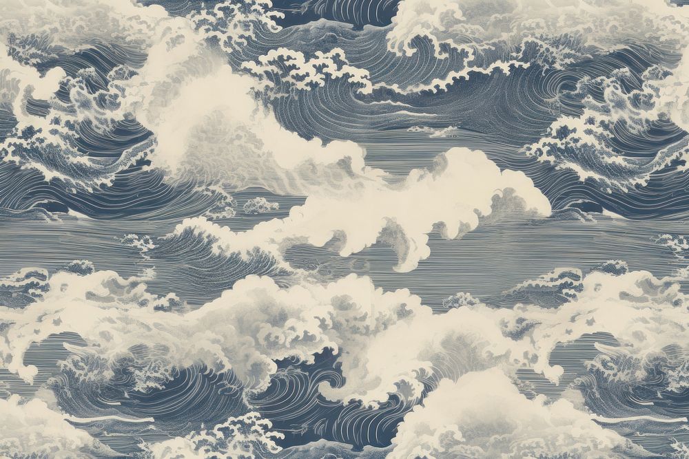 Ocean and wave outdoors pattern nature. 
