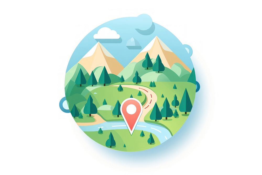 Maps outdoors nature plant. AI generated Image by rawpixel.