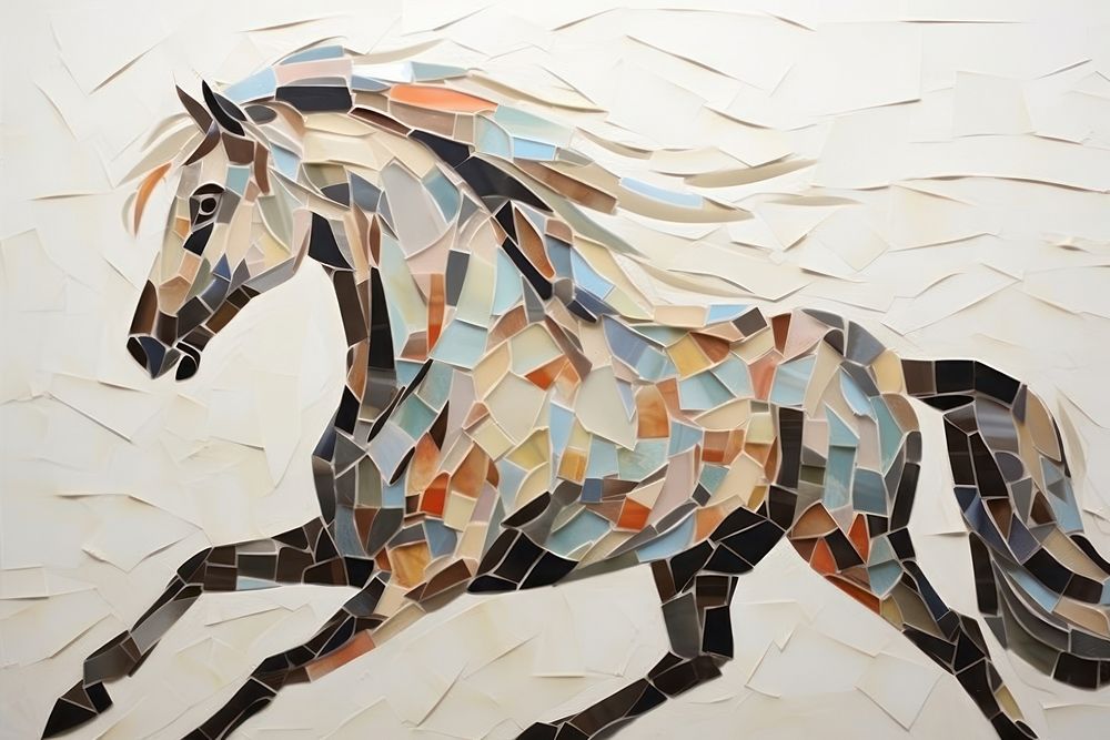 Horse art painting animal. AI generated Image by rawpixel.
