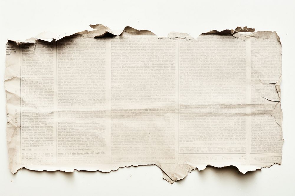 Old newspaper document torn backgrounds. AI generated Image by rawpixel.
