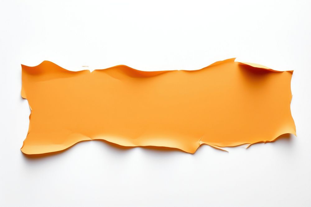 Orange paper backgrounds torn white background. AI generated Image by rawpixel.