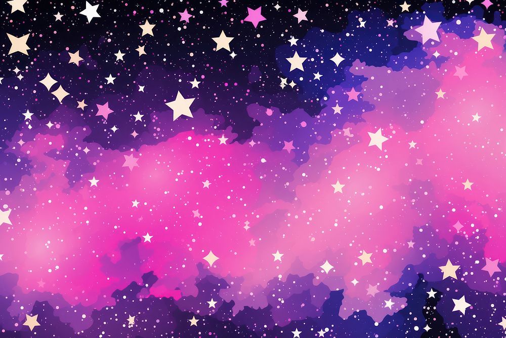 Galaxy astronomy outdoors purple. AI generated Image by rawpixel.