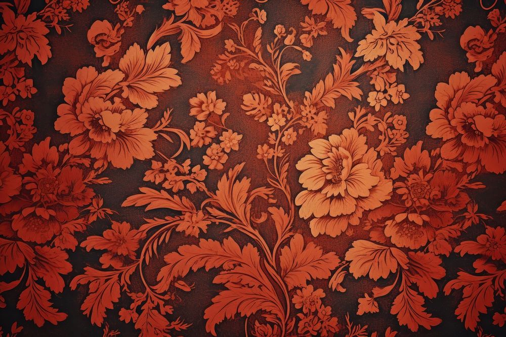 Old wallpaper pattern backgrounds texture. AI generated Image by rawpixel.