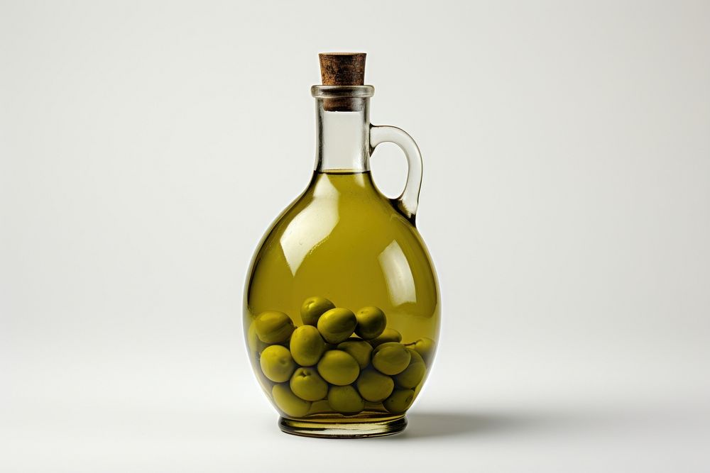 Bottle bottle glass olive. AI generated Image by rawpixel.