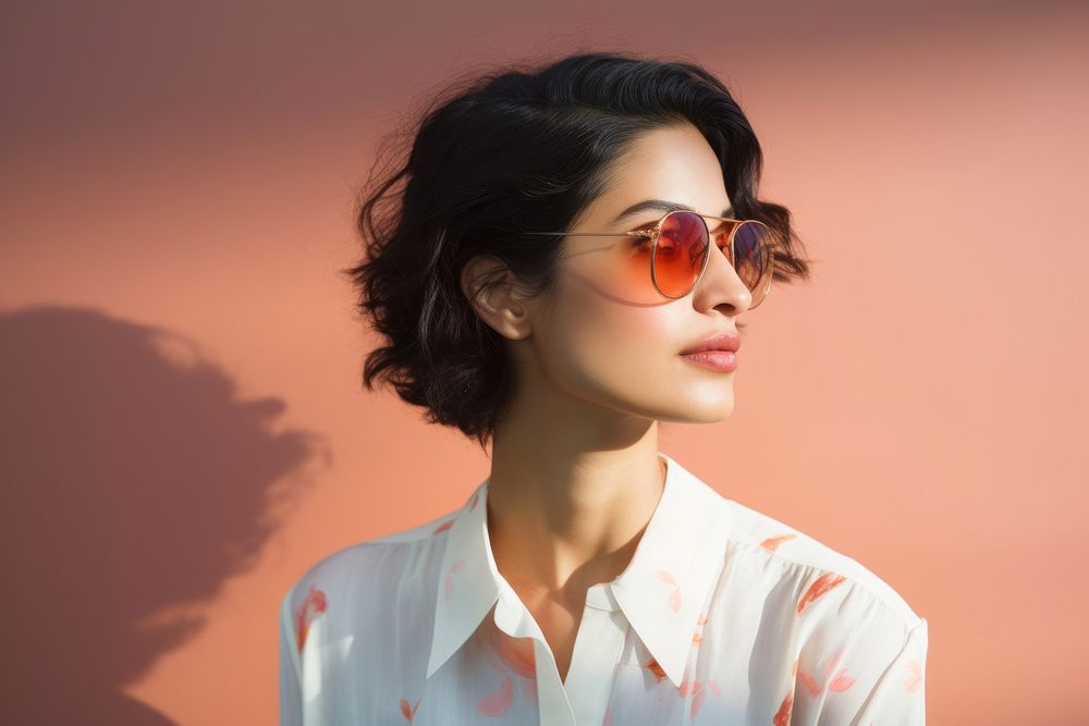 Hispanic women sunglasses portrait adult. AI generated Image by rawpixel.