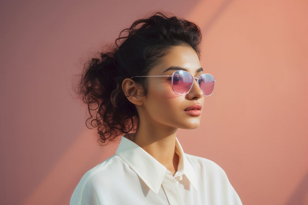 Hispanic women sunglasses portrait adult. AI generated Image by rawpixel.