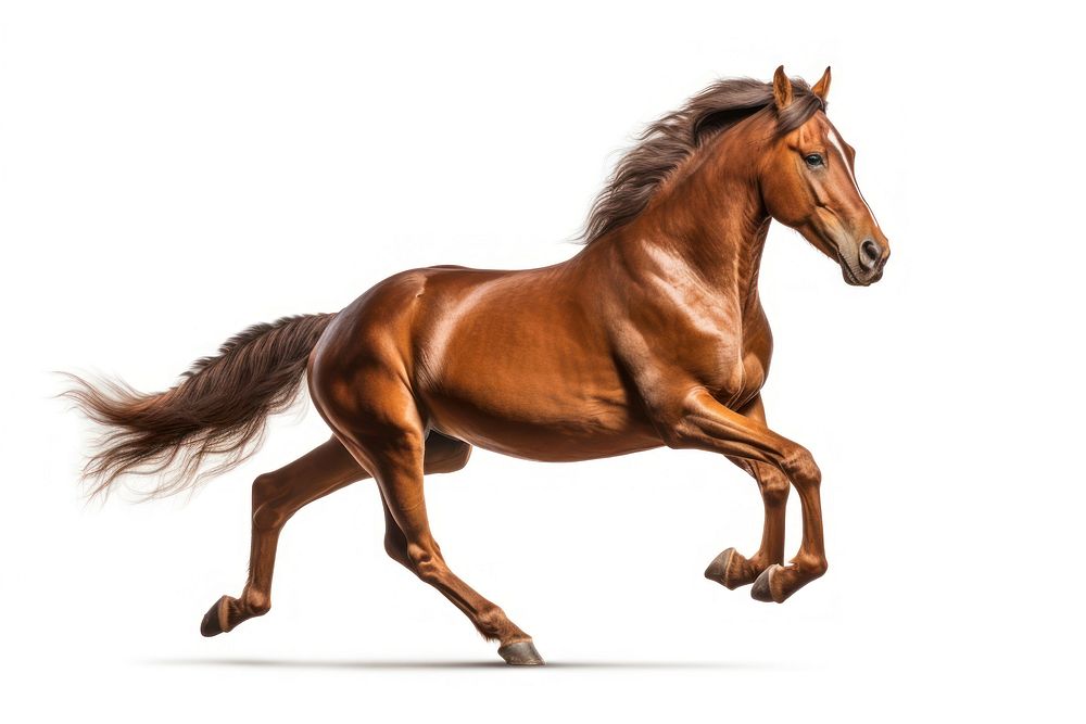 Horse run horse stallion mammal. AI generated Image by rawpixel.