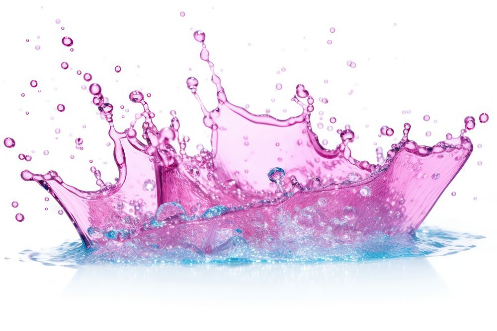 Water purple white background splattered. AI generated Image by rawpixel.