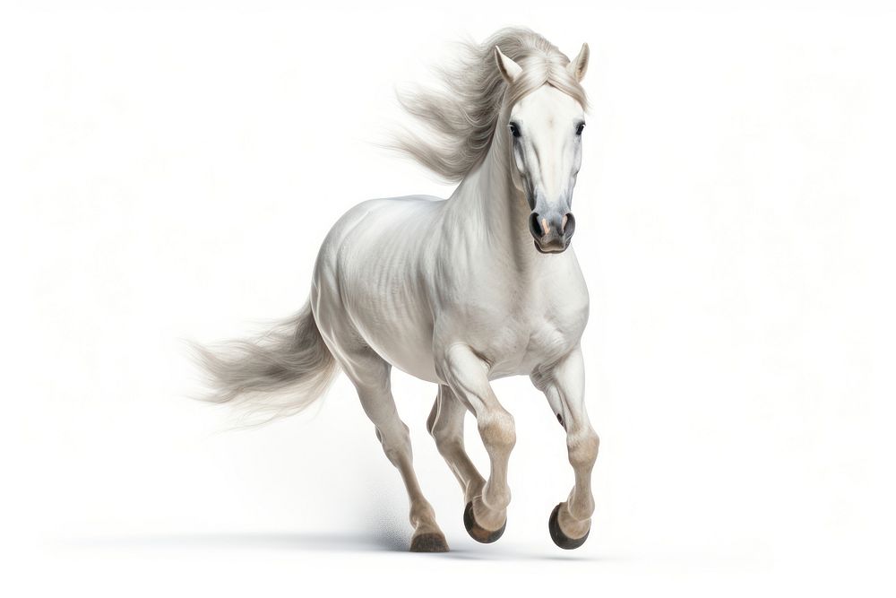 Horse horse stallion animal. AI generated Image by rawpixel.