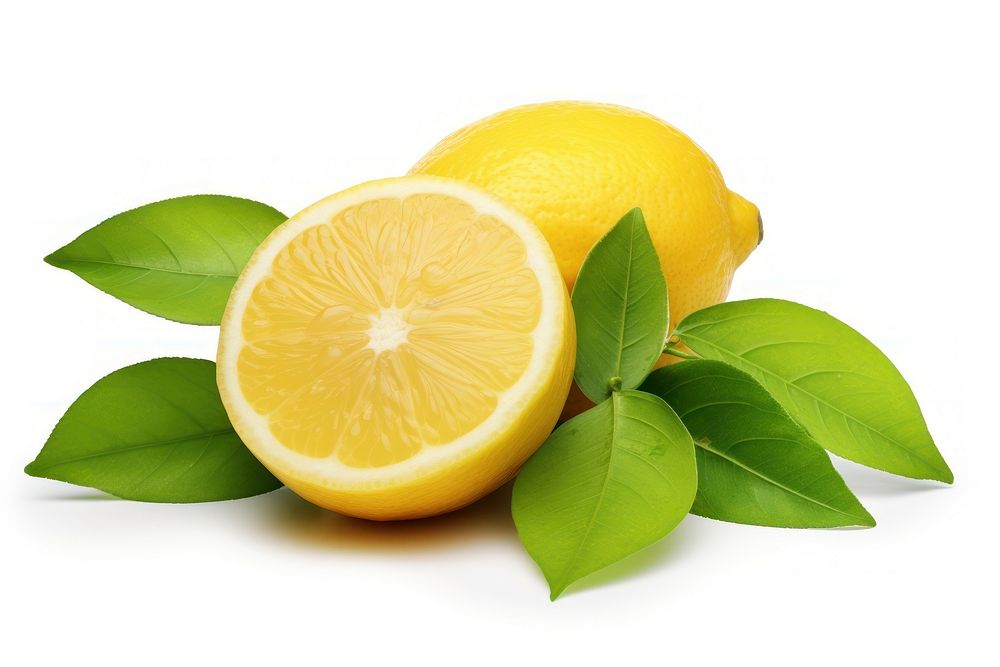 Lemon citrus fruit plant green food. AI generated Image by rawpixel.