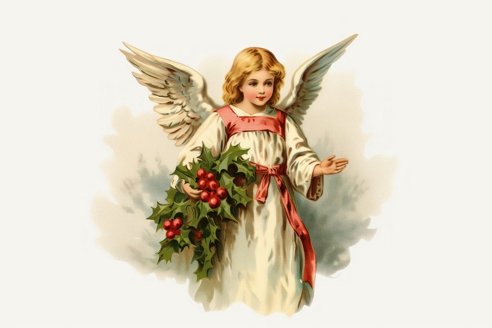 Christmas angle angel representation spirituality. AI generated Image by rawpixel.