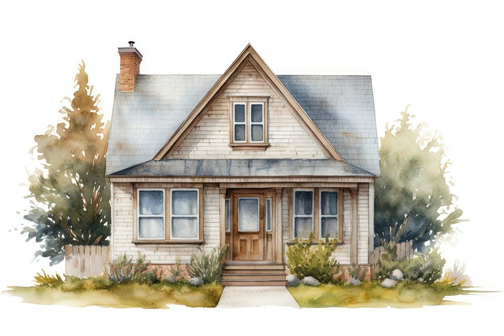 A house architecture building cottage. AI generated Image by rawpixel.